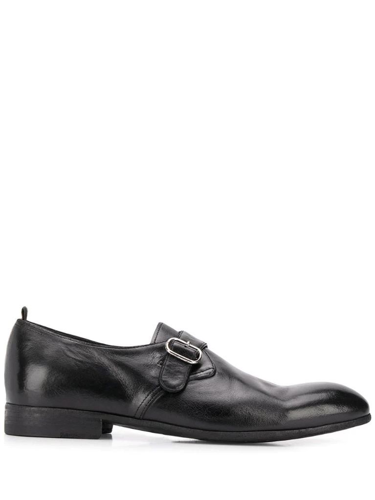 side buckle oxford shoes