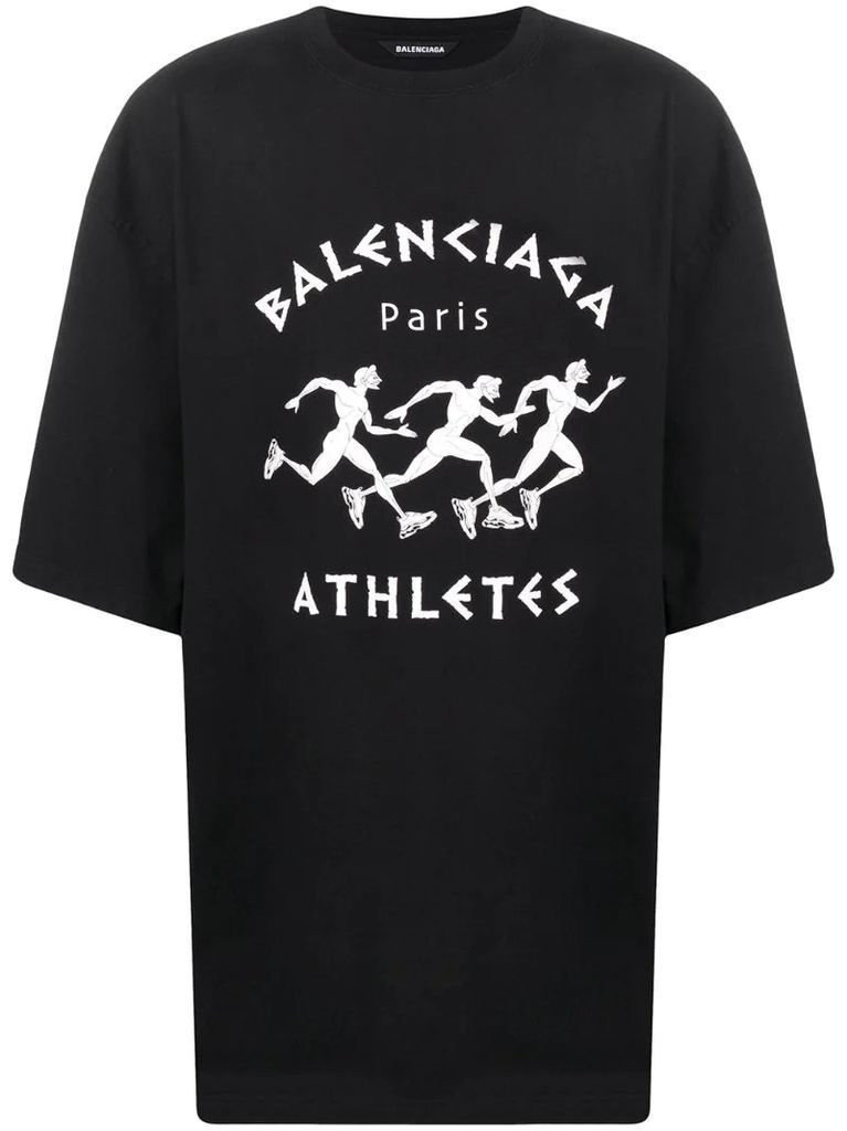 athletes print T-shirt