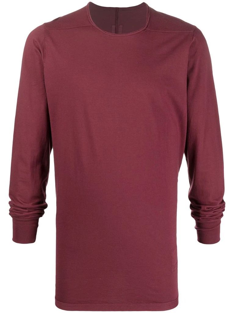 long-sleeved cotton sweatshirt