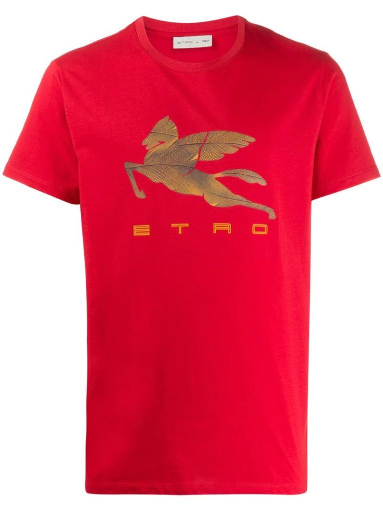 Pegasus-print T-shirt