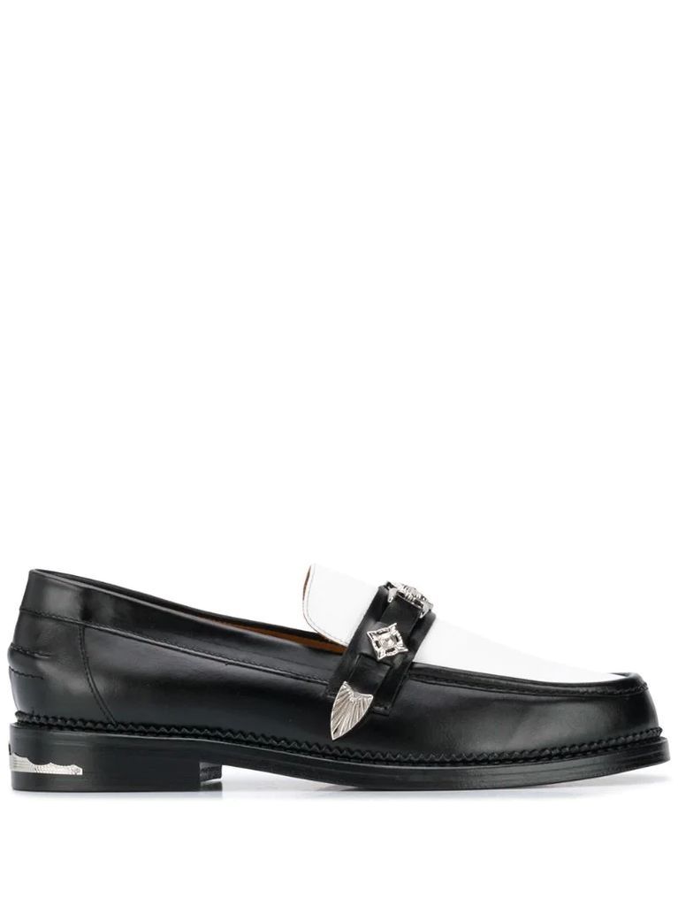 two-tone loafers