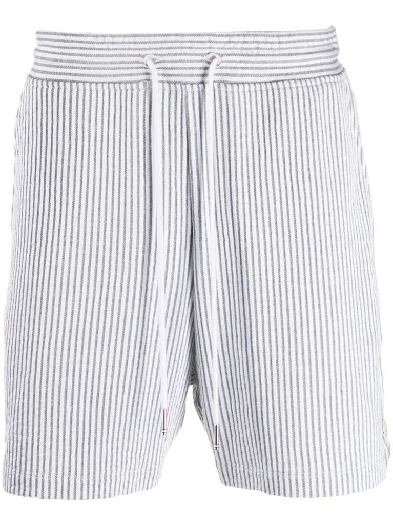 striped seersucker shorts