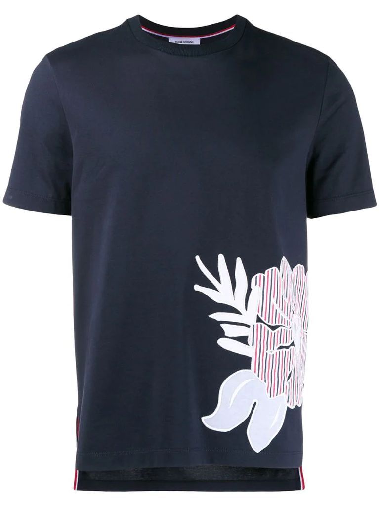 floral patch T-shirt