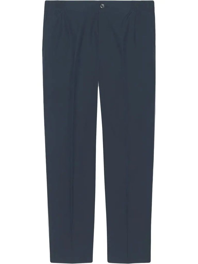 Cotton poplin pant with Gucci label
