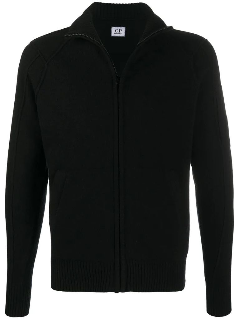 roll neck zipped up sweater