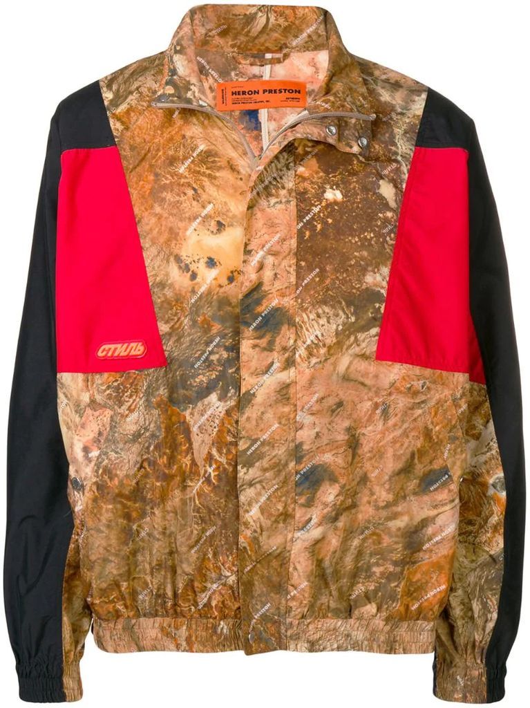 camouflage printed jacket