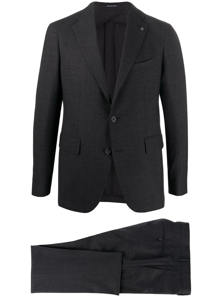 lapel-pin formal suit