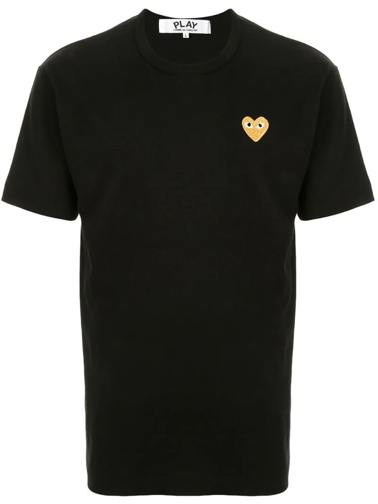 logo-embroidered crew neck T-shirt