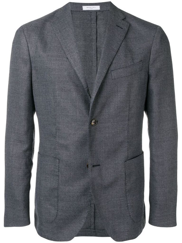 slim-fit suit jacket