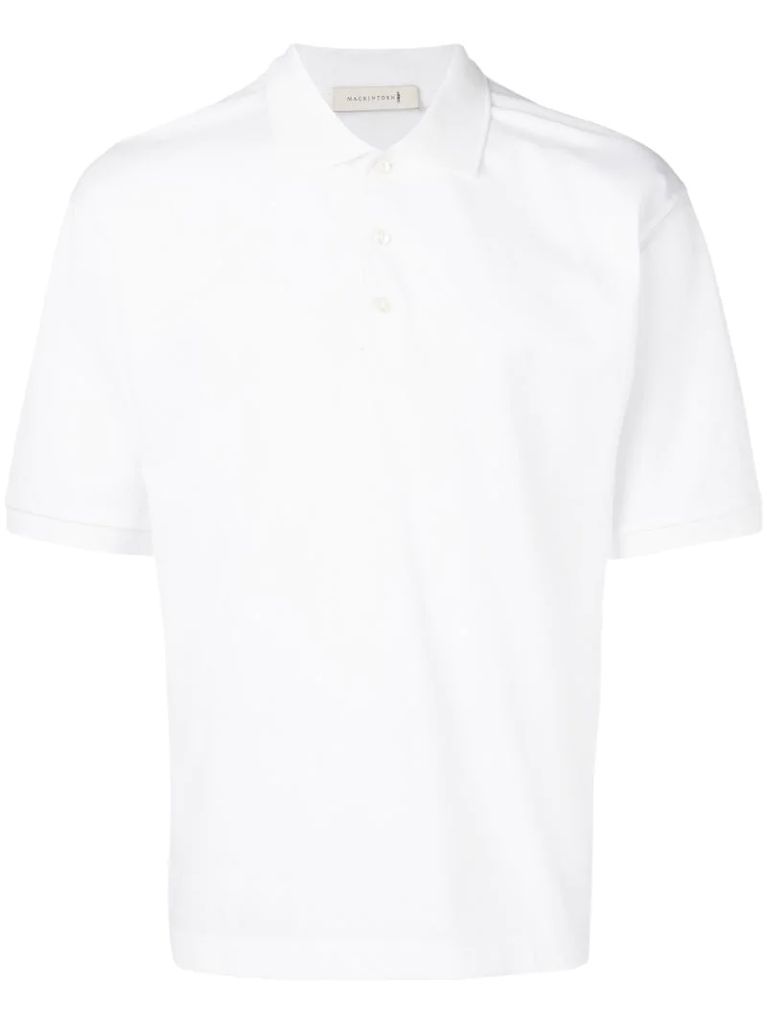 White Cotton Polo Shirt - GCS-027