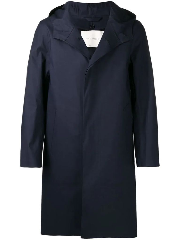 Chryston bonded cotton hooded coat