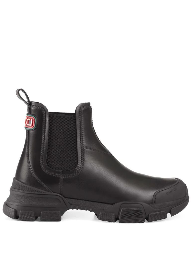 trekking style Chelsea ankle boots