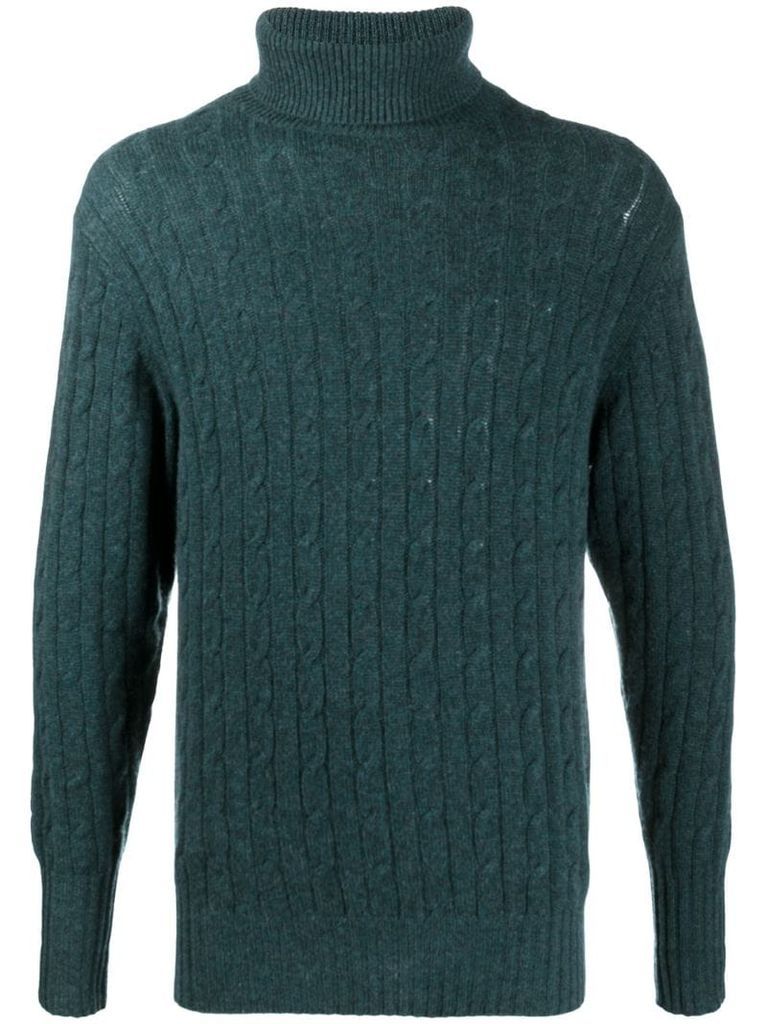 cable knit cashmere jumper