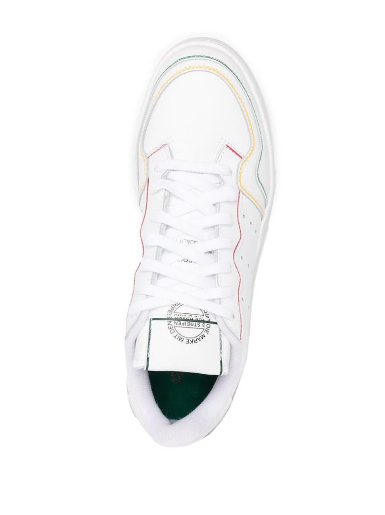Supercourt low-top leather sneakers
