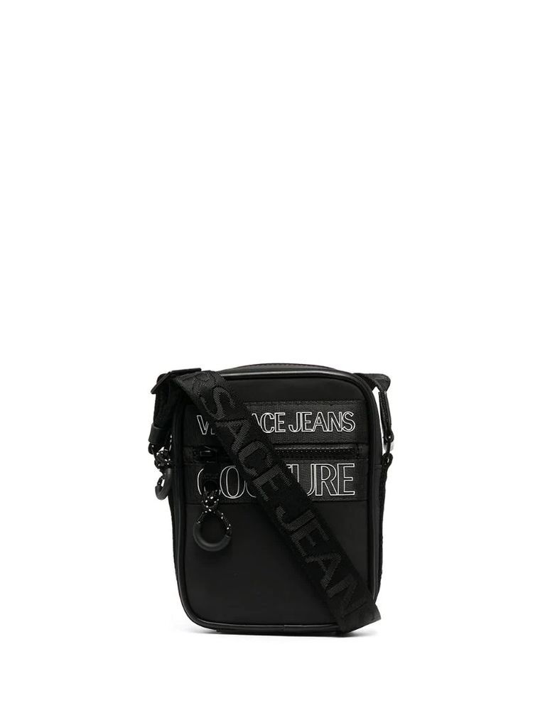 logo-patch crossbody bag