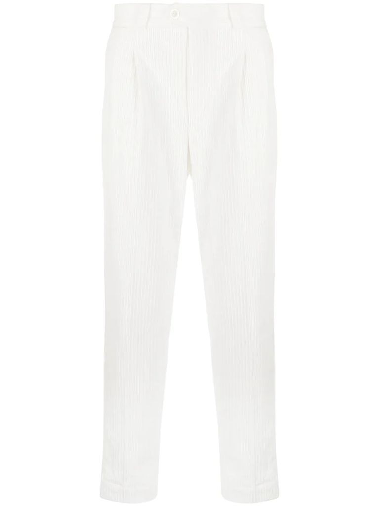 courdory pleated trousers