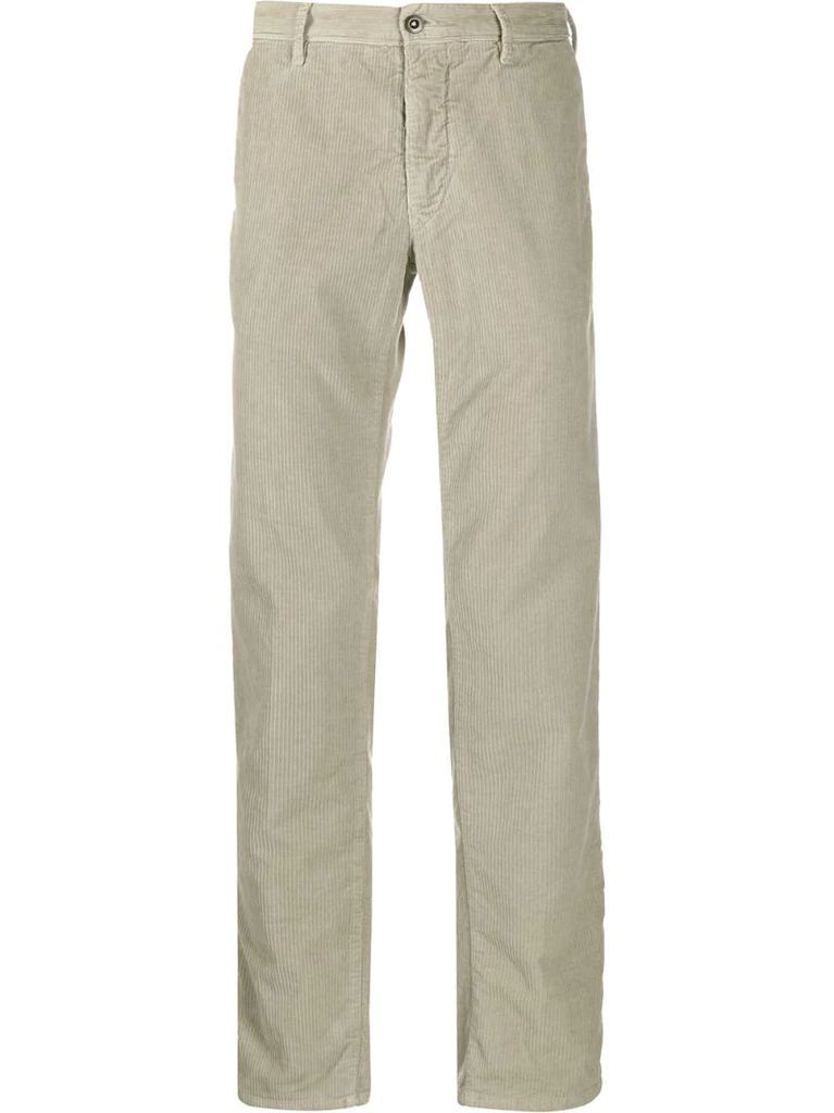 corduroy-style trousers