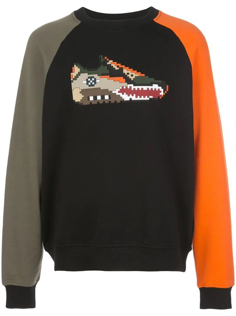 Falcon tri-colour sweatshirt