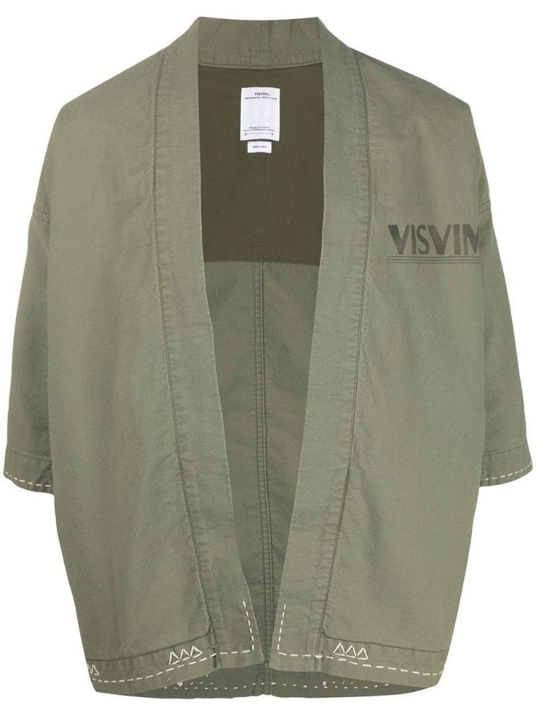 logo kimono jacket