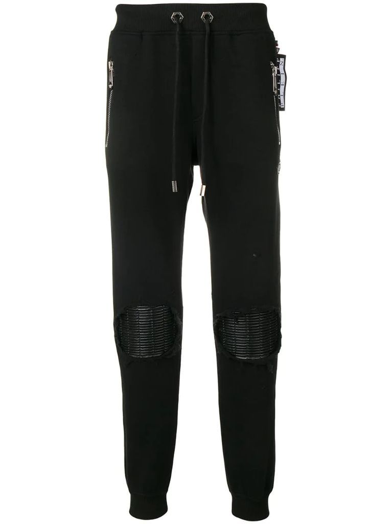 knee patch track trousers