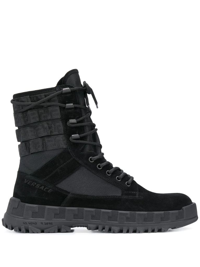 lace-up combat boots