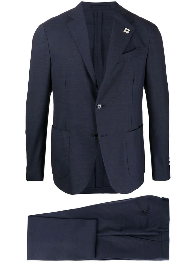 two-piece wool suit