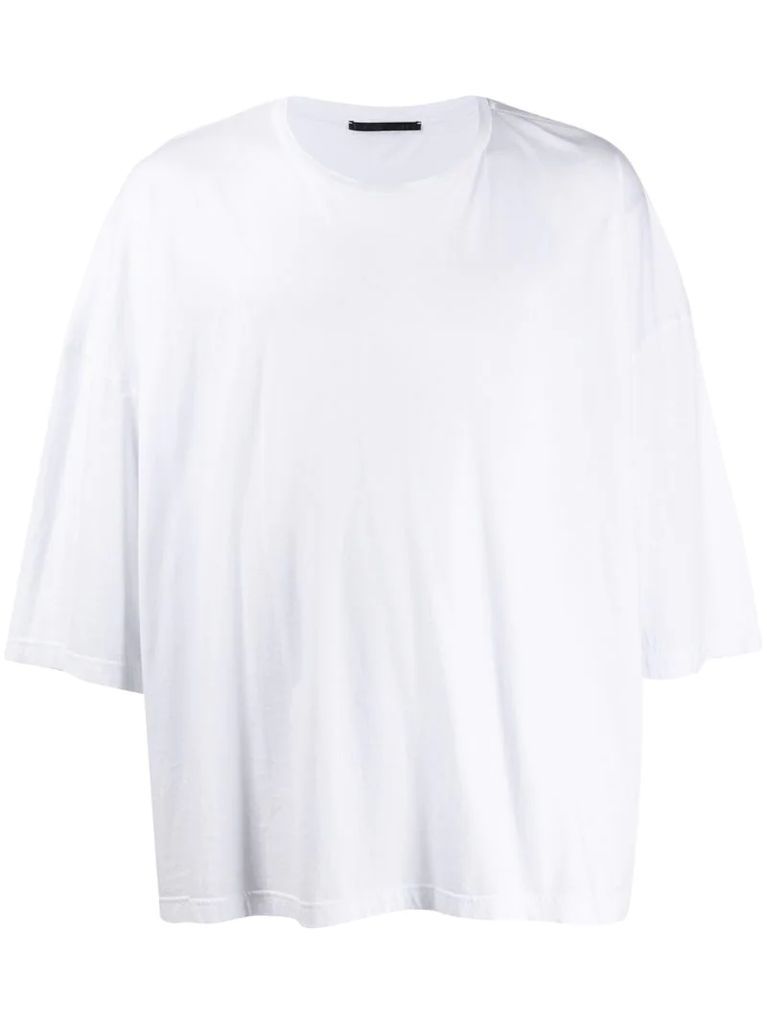 loose-fit plain T-shirt