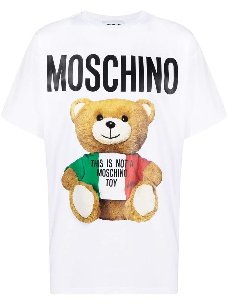 bear-motif T-shirt