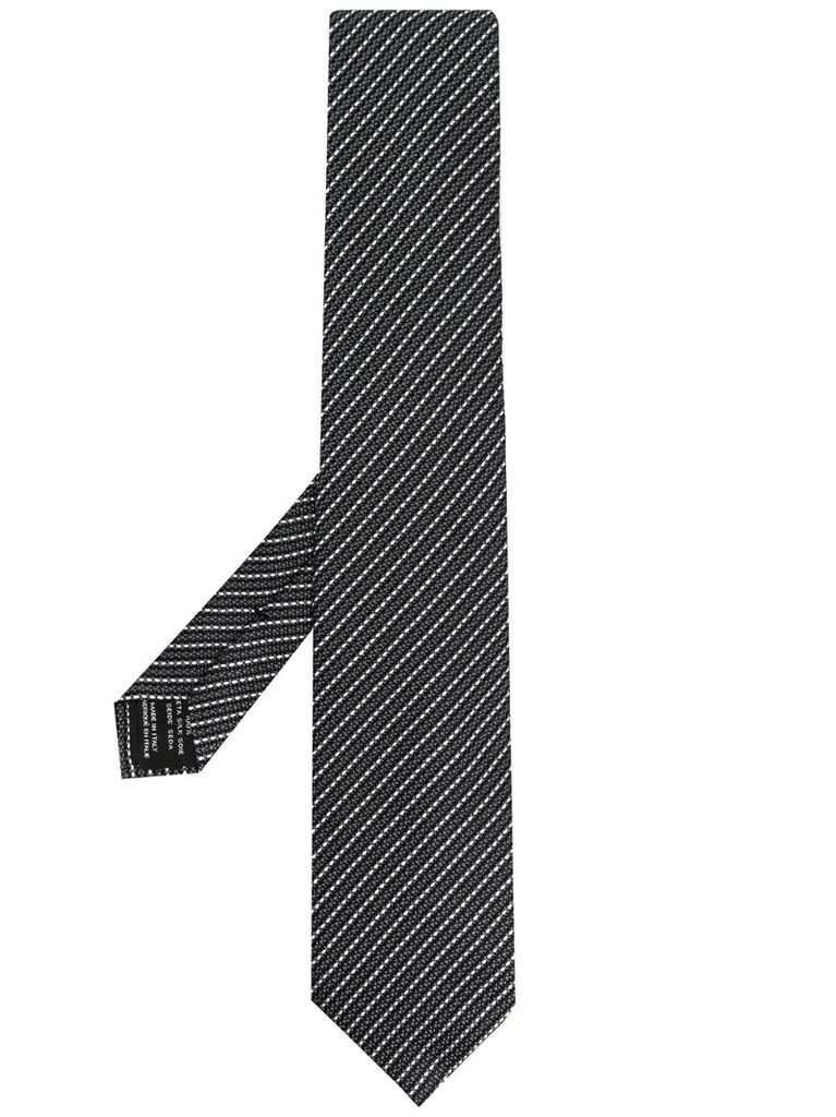diagonal striped pattern necktie