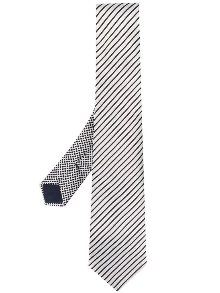 diagonal striped tie