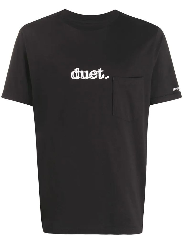 duet print T-shirt