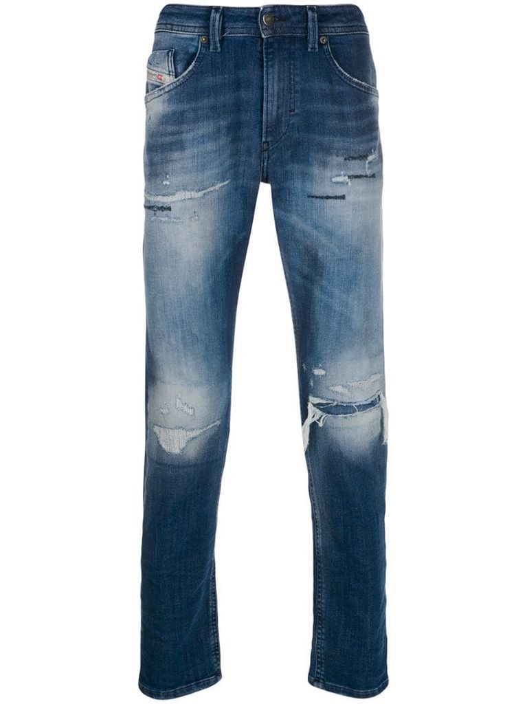 Thommer distressed slim jeans