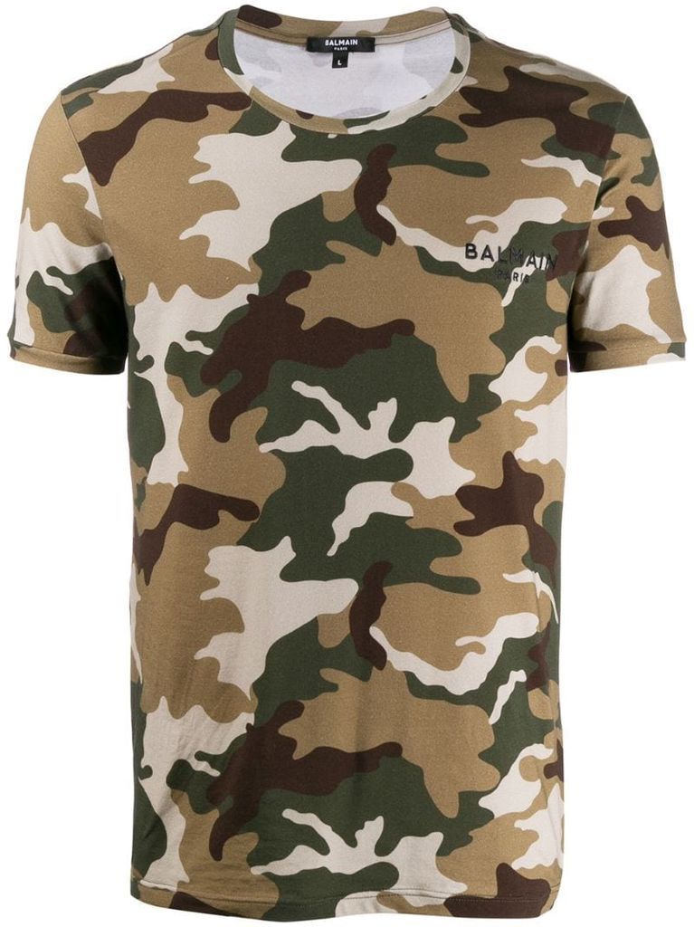 camouflage pattern T-shirt