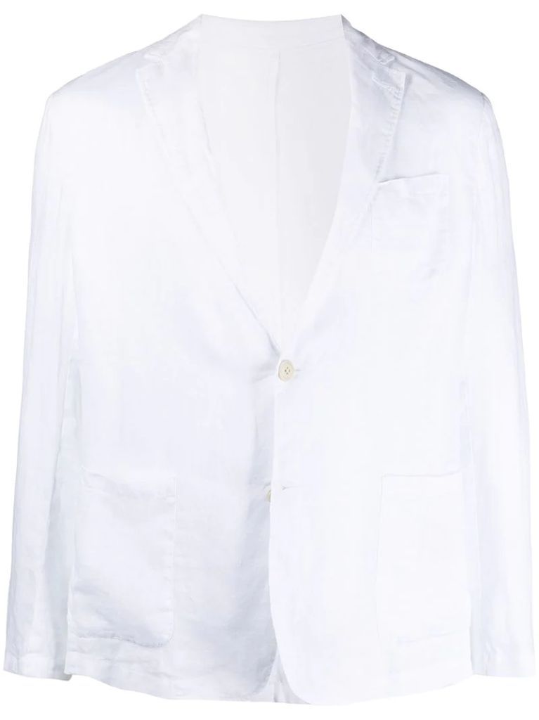lightweight linen blazer