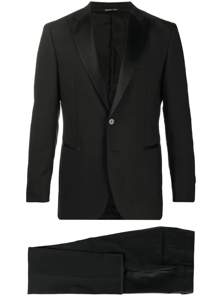 two-piece smoking suit