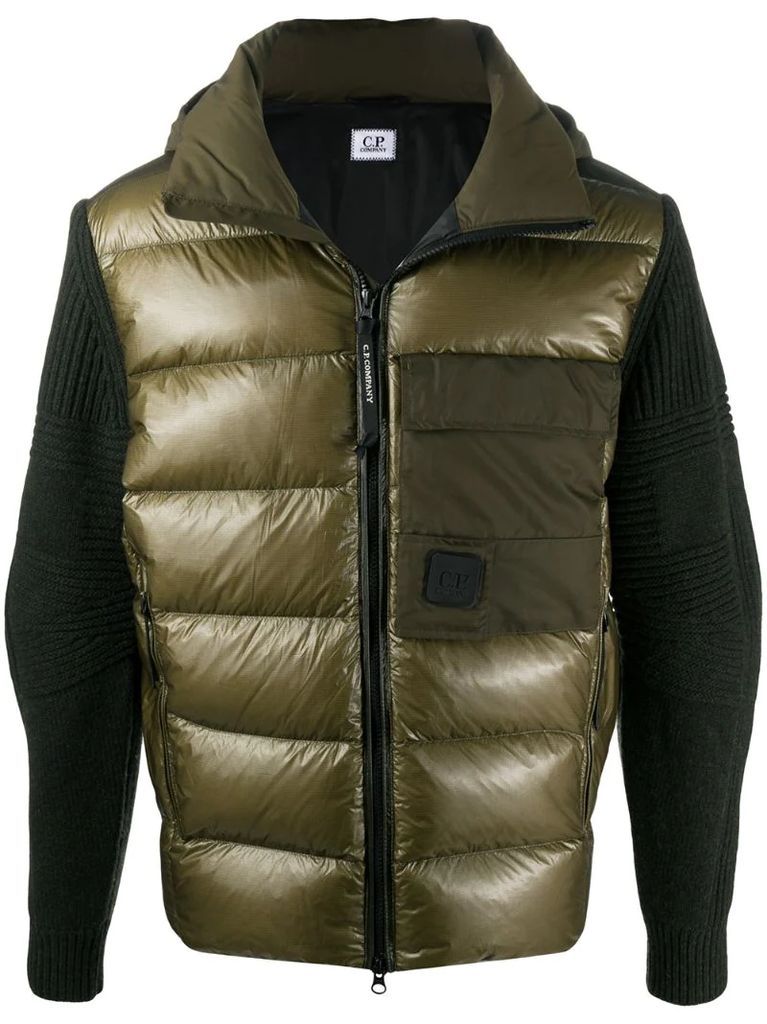 padded wool jacket