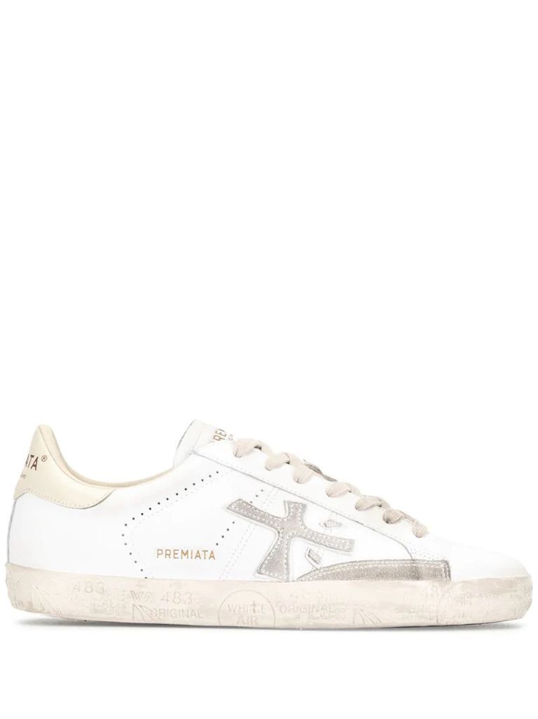 Steven low-top leather sneakers