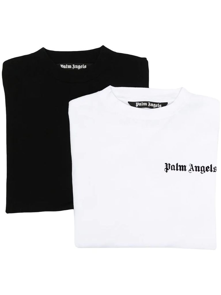 two-pack logo-print T-shirts
