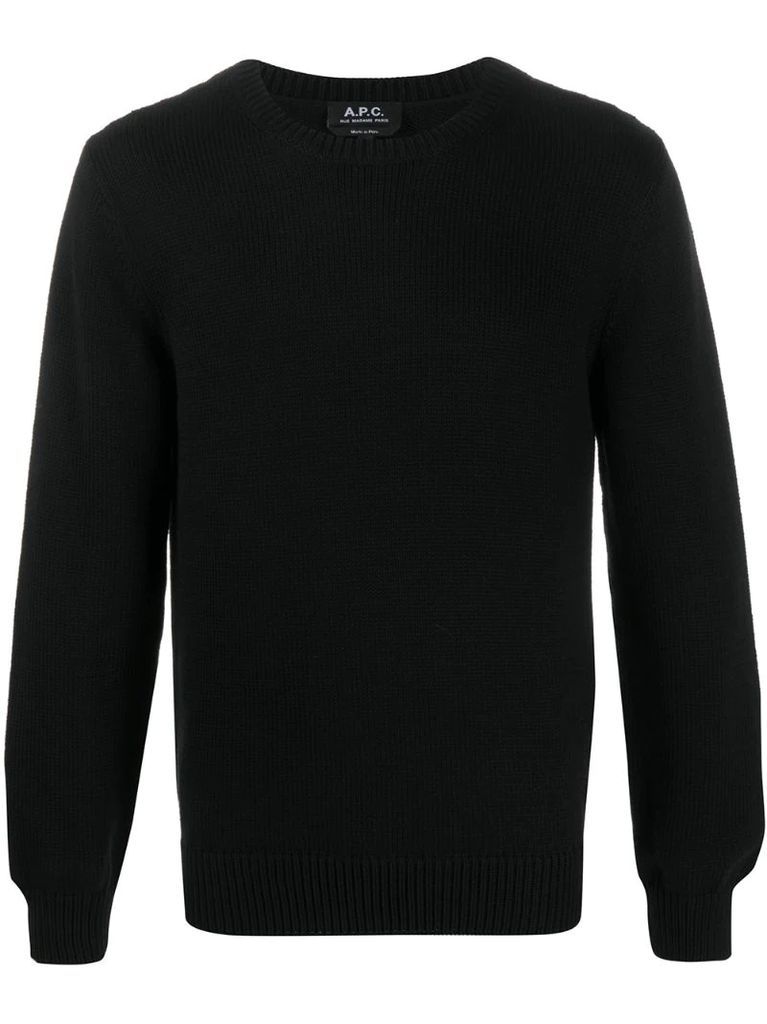 knitted long sleeve jumper