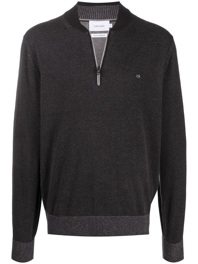 half zip pullover