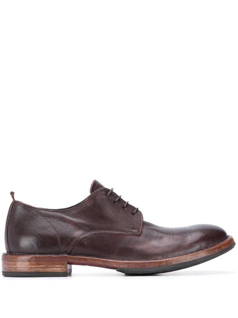 calf leather derby shoes
