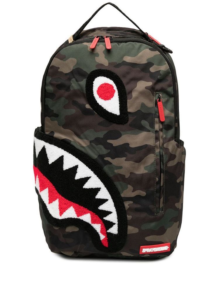 Torpedo Shark camouflage backpack