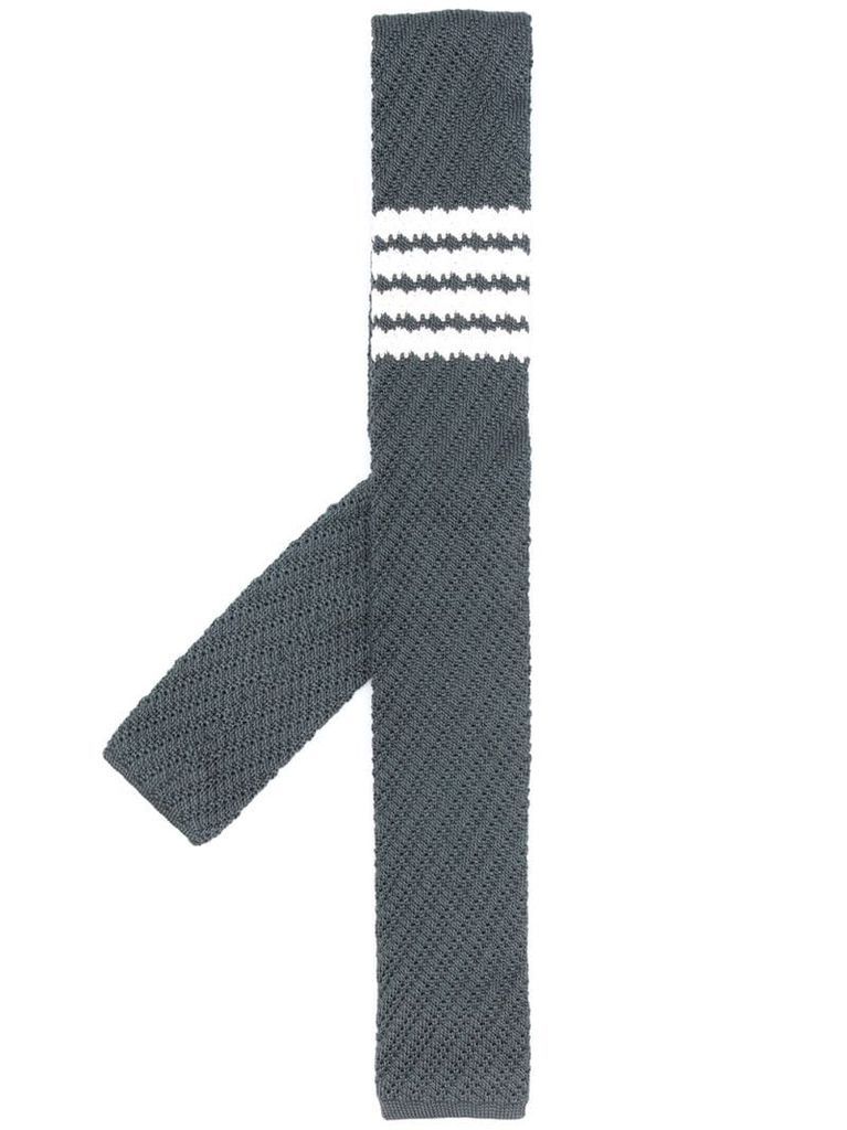 4-bar silk tie
