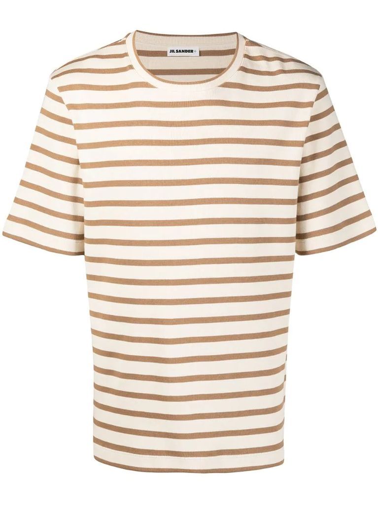 horizontal-stripe T-shirt