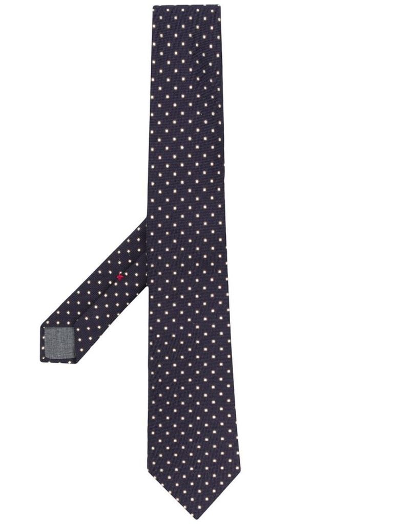 Micro Dot Silk-Blend tie
