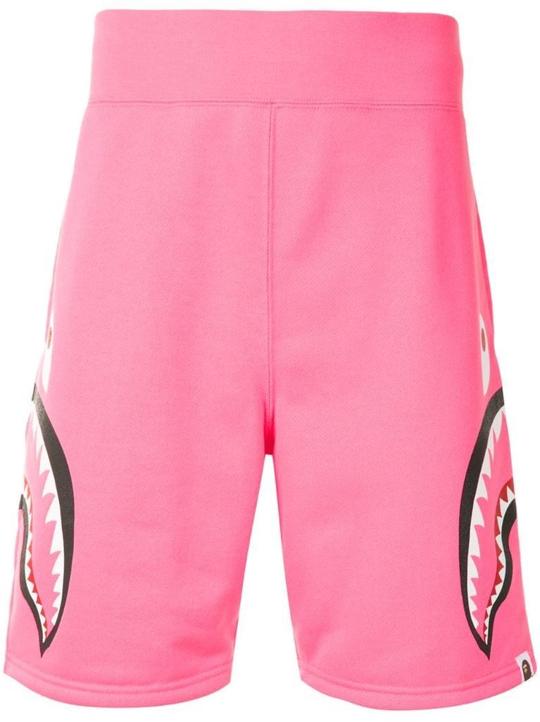 Neon Shark sweat shorts