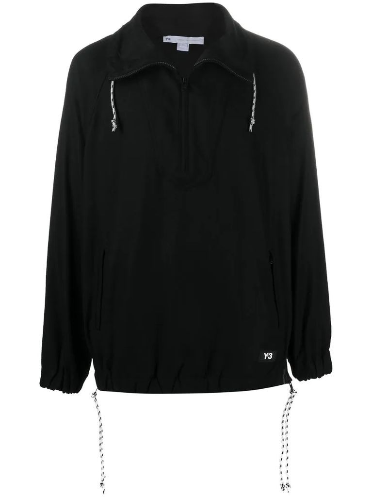 half-zip pullover jacket