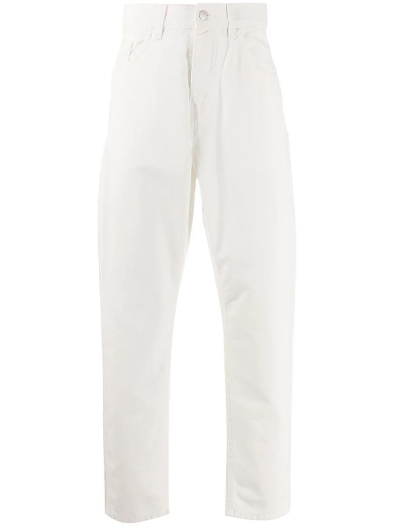 straight-fit trousers