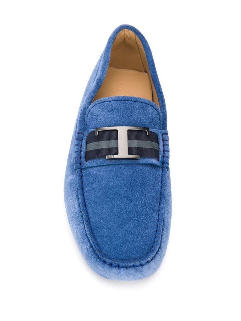 Gommino logo loafers