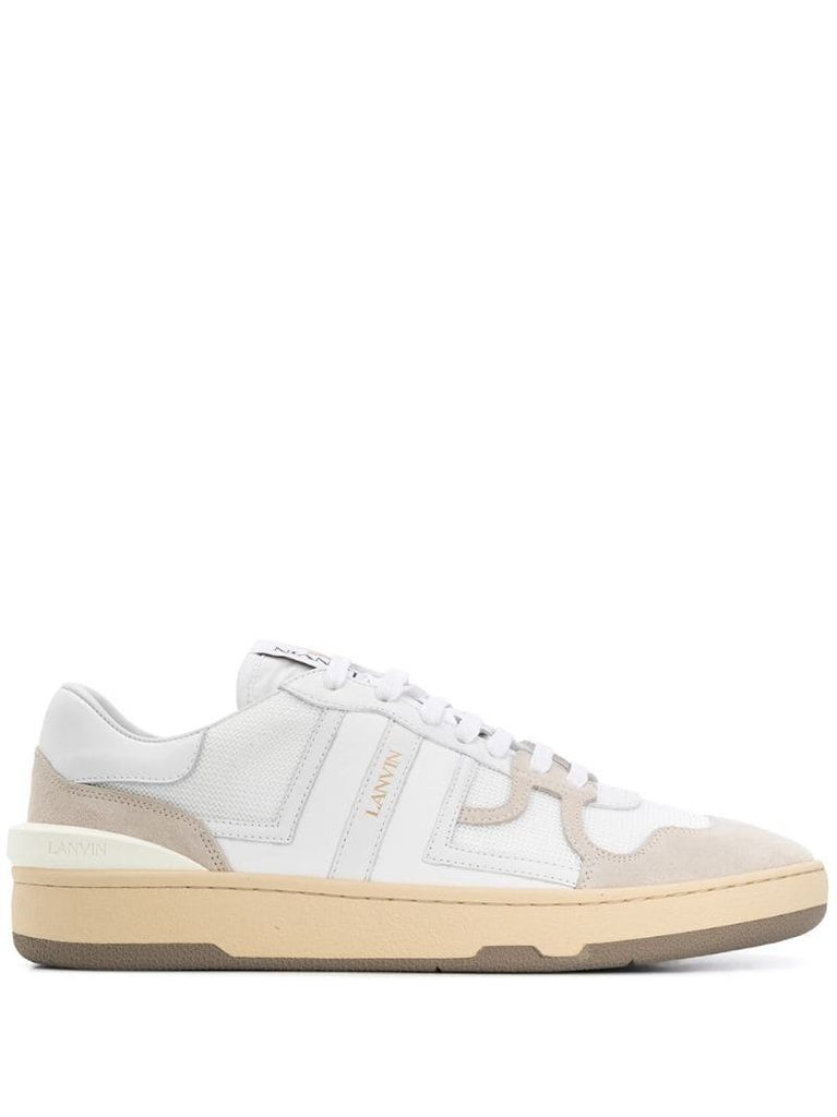 Bumper panelled sneakers